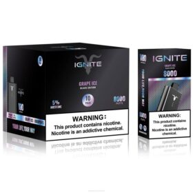 IGNITE Australia Grape Ice - IGNITE V80 Vape Pen 10-Pack X48657