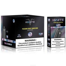 IGNITE Device Passion Fruit Sour Kiwi - IGNITE V80 Vape Pen 10-Pack X48662
