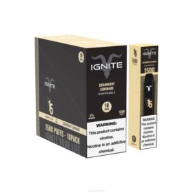 IGNITE Melbourne Cranberry Lemonade - IGNITE V15 Vape Pen 10-Pack X48699