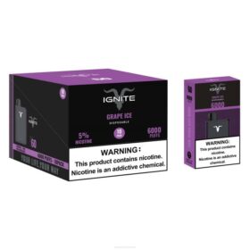 IGNITE Sydney Grape Ice - IGNITE V60 Vape Pen 10-Pack X48618