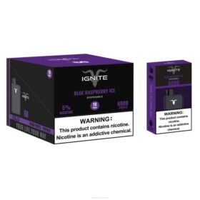 IGNITE Vape Device Blue Raspberry Ice - IGNITE V60 Vape Pen 10-Pack X48615