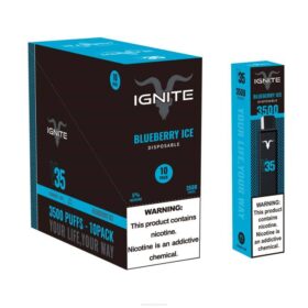 IGNITE Vape Device Blueberry Ice - IGNITE V35 Vape Pen 10-Pack X486119