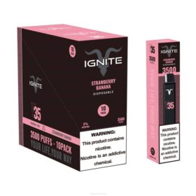 IGNITE Vape Online Strawberry Banana - IGNITE V35 Vape Pen 10-Pack X486128