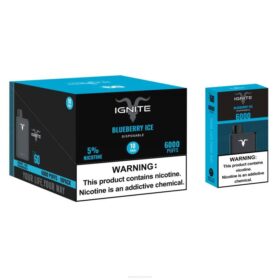 IGNITE Vape Reviews Blueberry Ice - IGNITE V60 Vape Pen 10-Pack X48613